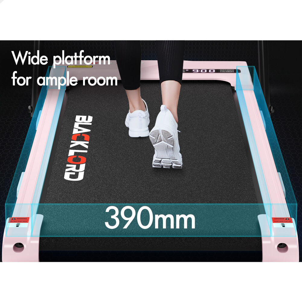 BLACK LORD Treadmill Electric Walking Pad Incline Foldable Home Gym Fitness Pink