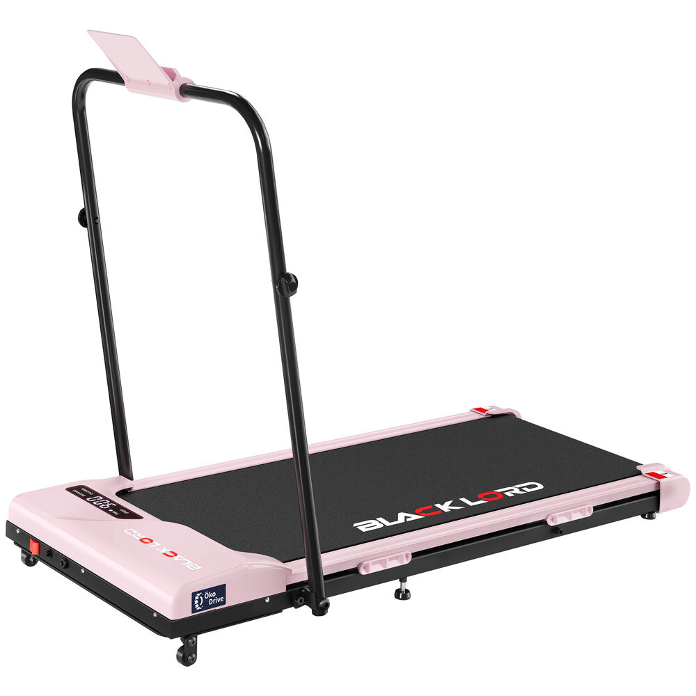 BLACK LORD Treadmill Electric Walking Pad Incline Foldable Home Gym Fitness Pink