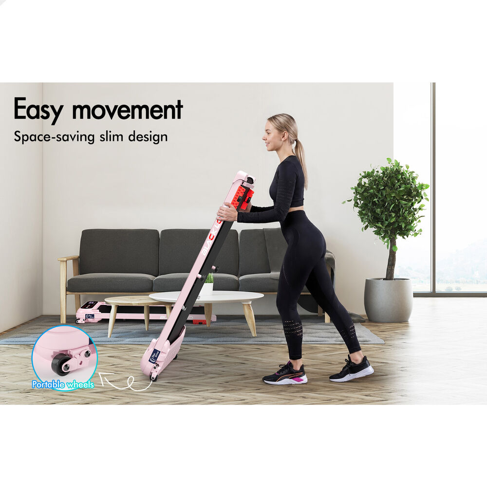 BLACK LORD Treadmill Electric Walking Pad Running Machine Incline Gym Pink