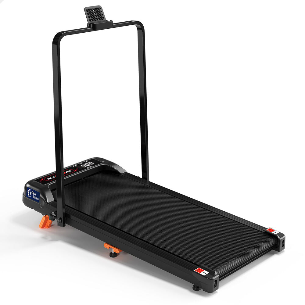BLACK LORD Treadmill Electric Walking Pad Foldable Incline Under Desk Gym Black
