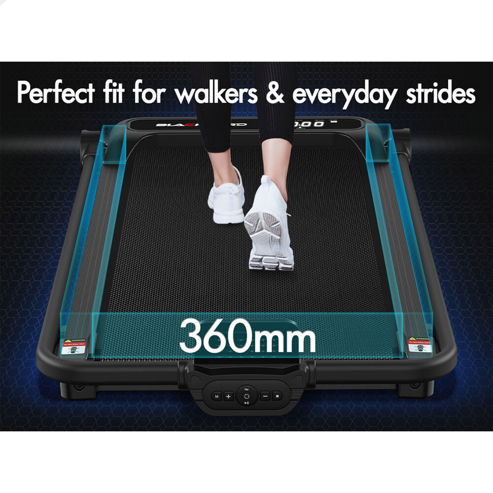 BLACK LORD Treadmill 4-in-1 Walking Vibration Pad Incline Foldable Home Gym