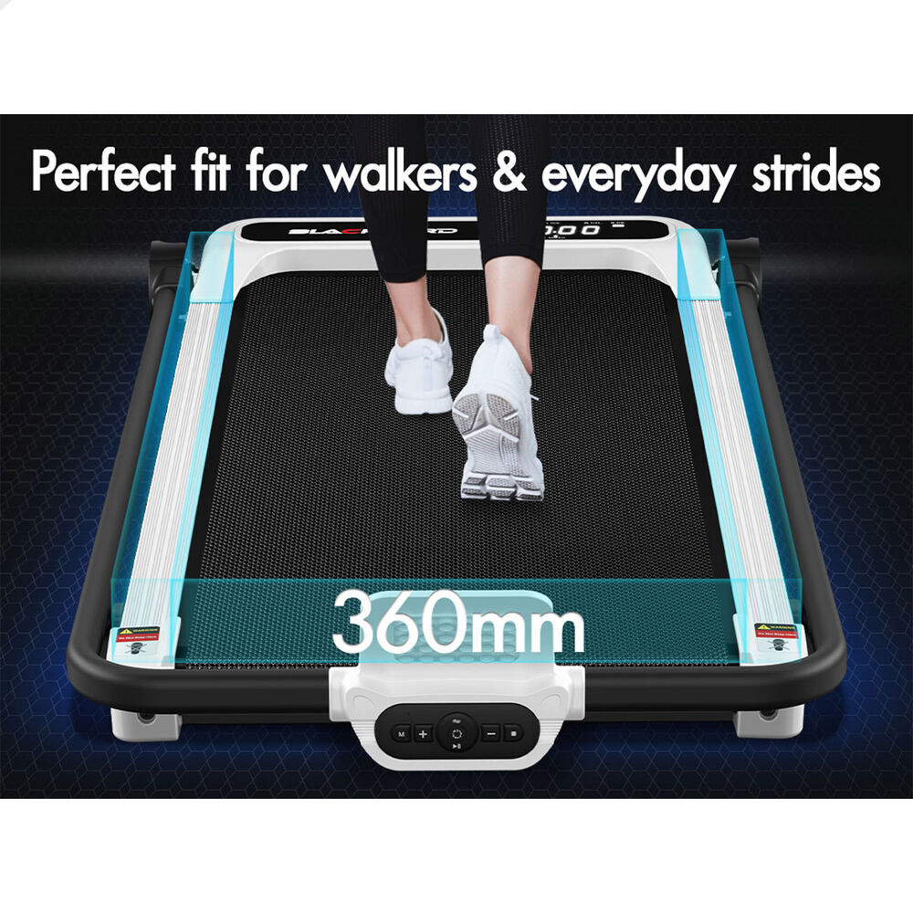 BLACK LORD Treadmill 4-in-1 Walking Vibration Pad Incline Foldable Home Gym