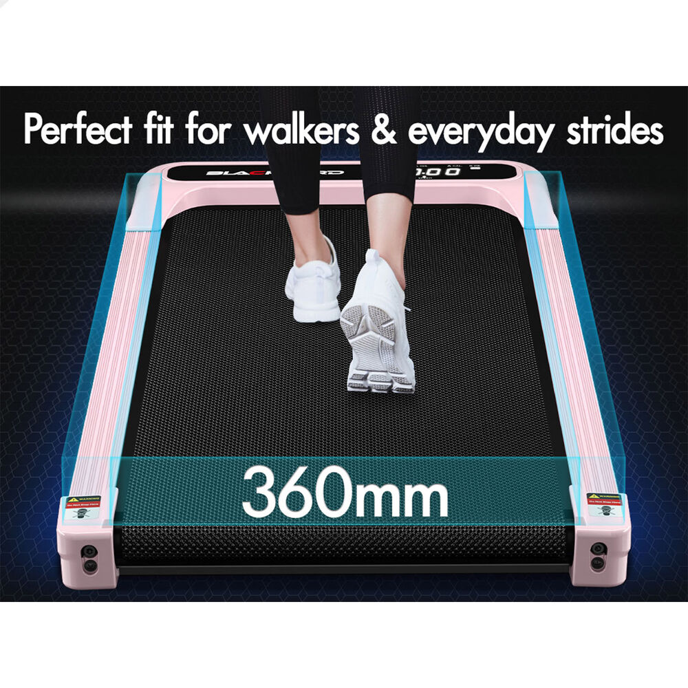 BLACK LORD Treadmill 4-in-1 Walking Vibration Pad Incline Magnetic Remote Pink