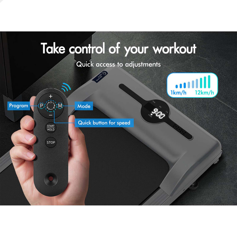 BLACK LORD Treadmill Electric Walking Pad Foldable Home Gym Fitness Silver