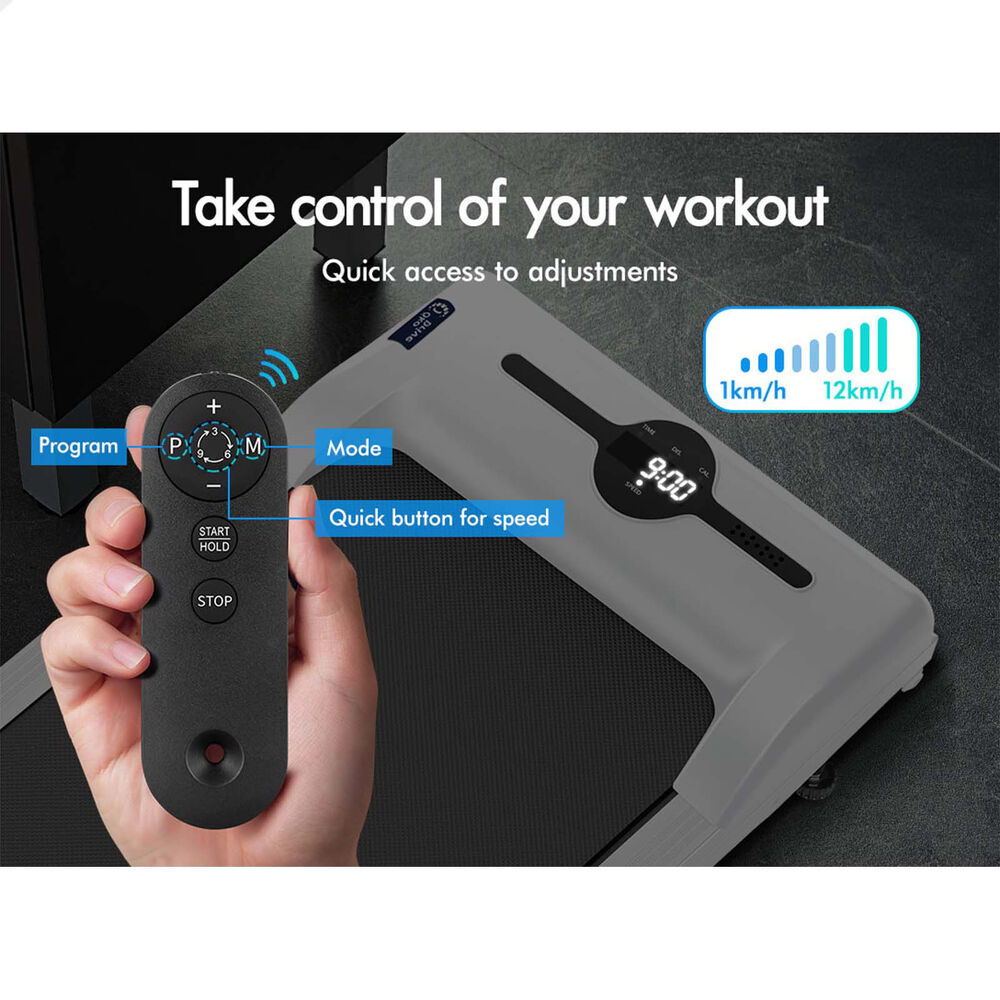 BLACK LORD Treadmill Electric Walking Pad Foldable Home Gym Fitness White