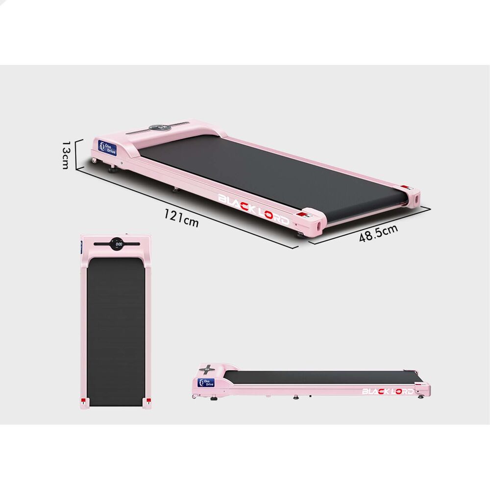 BLACK LORD Treadmill Electric Walking Pad Fitness Machine Home Gym Pink