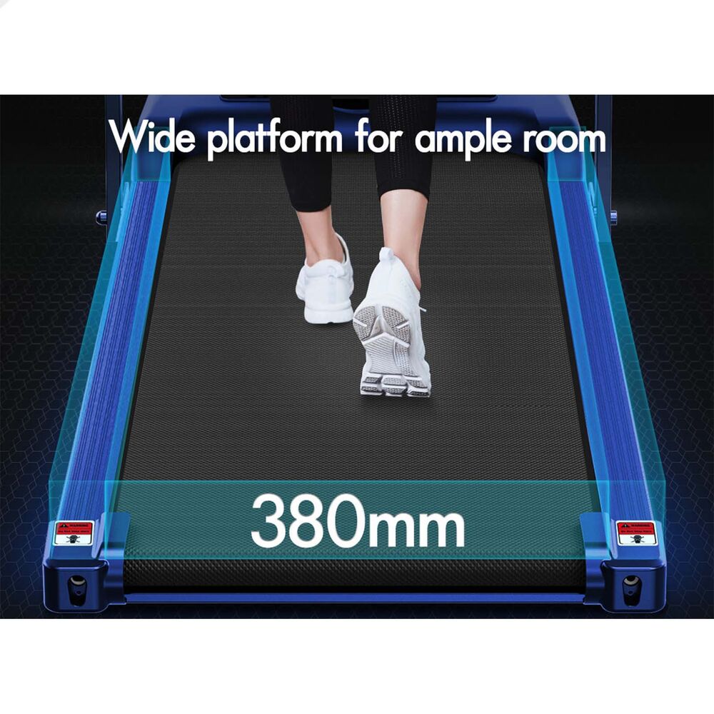 BLACK LORD Treadmill Electric Walking Pad Foldable Home Gym Fitness Blue