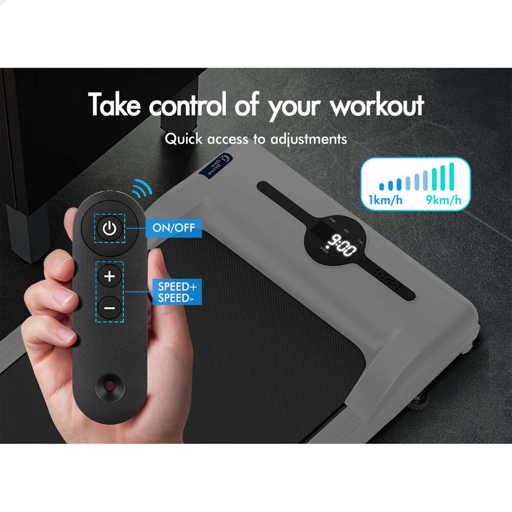 BLACK LORD Treadmill Electric Walking Pad Fitness Machine Home Gym White