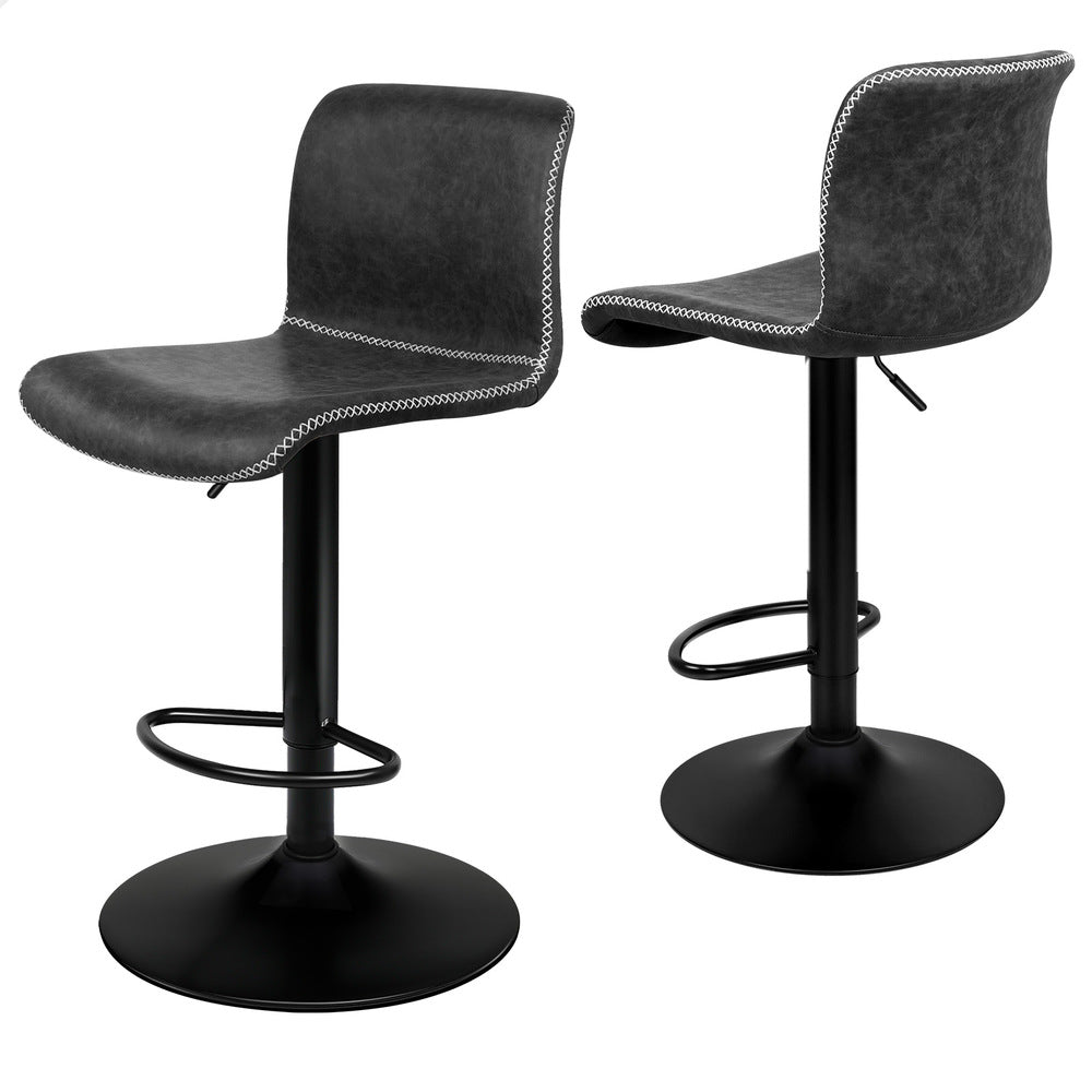 2x ALFORDSON Bar Stools Vintage Grey