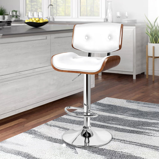 ALFORDSON Bar Stool Odette Kitchen Swivel White