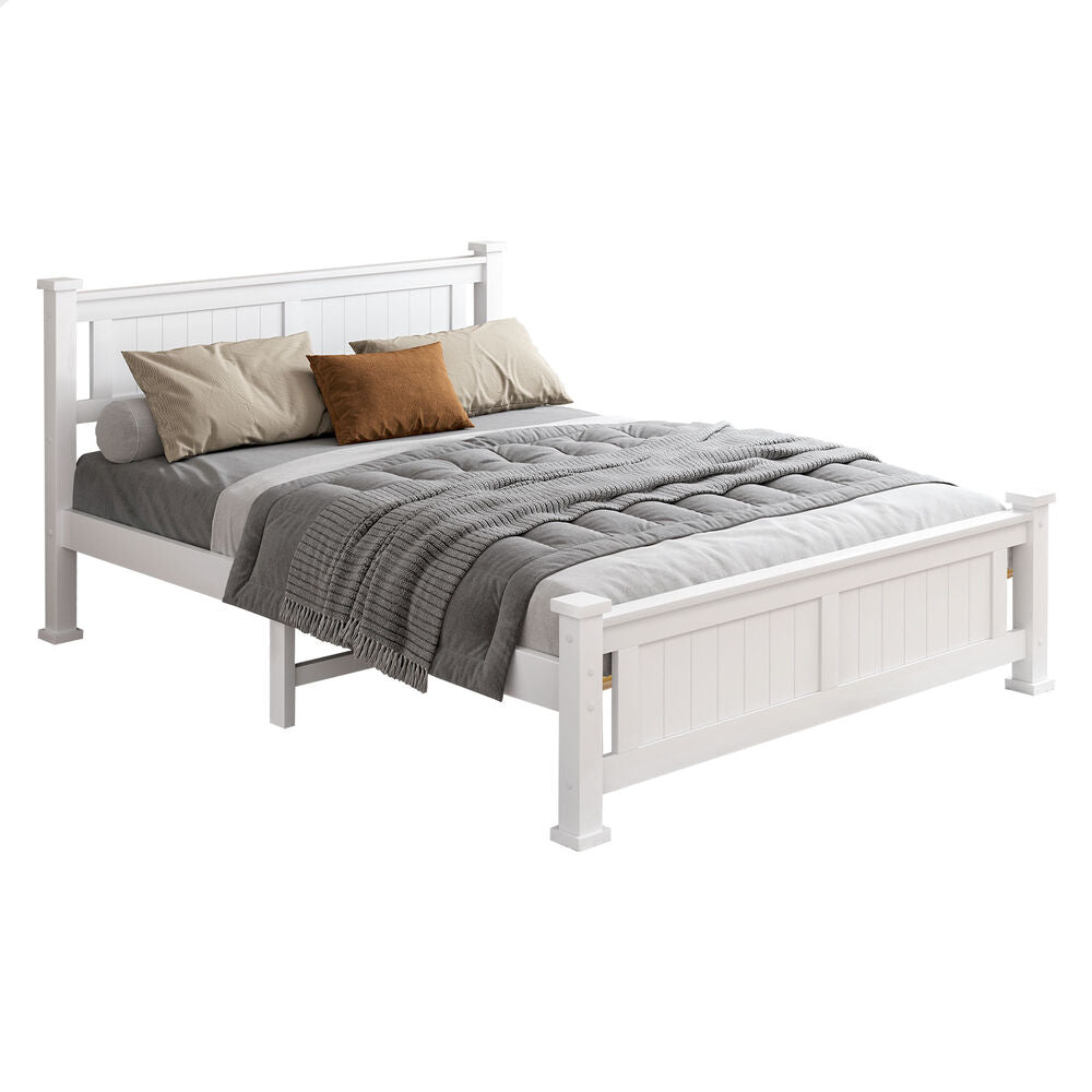 ALFORDSON Bed Frame Wooden Timber King Size Mattress Base Platform Arne