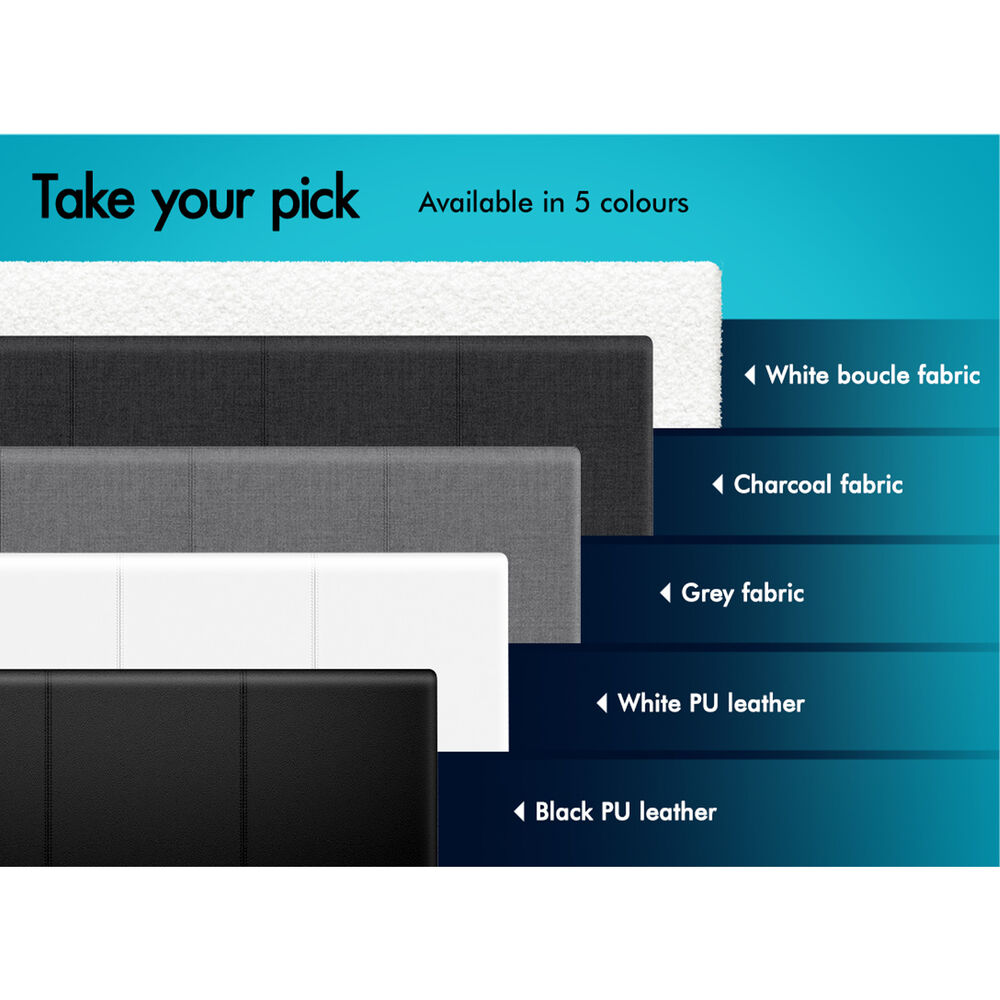 ALFORDSON Bed Frame Queen Gas Lift Storage Adjustable Headboard Black LURIA