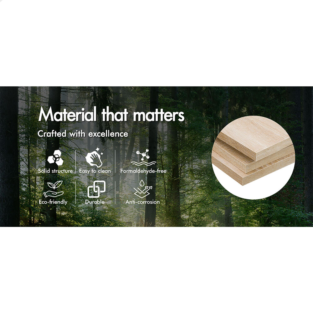 ALFORDSON Wooden Bed Frame Single Size Base with Bookshelf Storage Headboard Oak