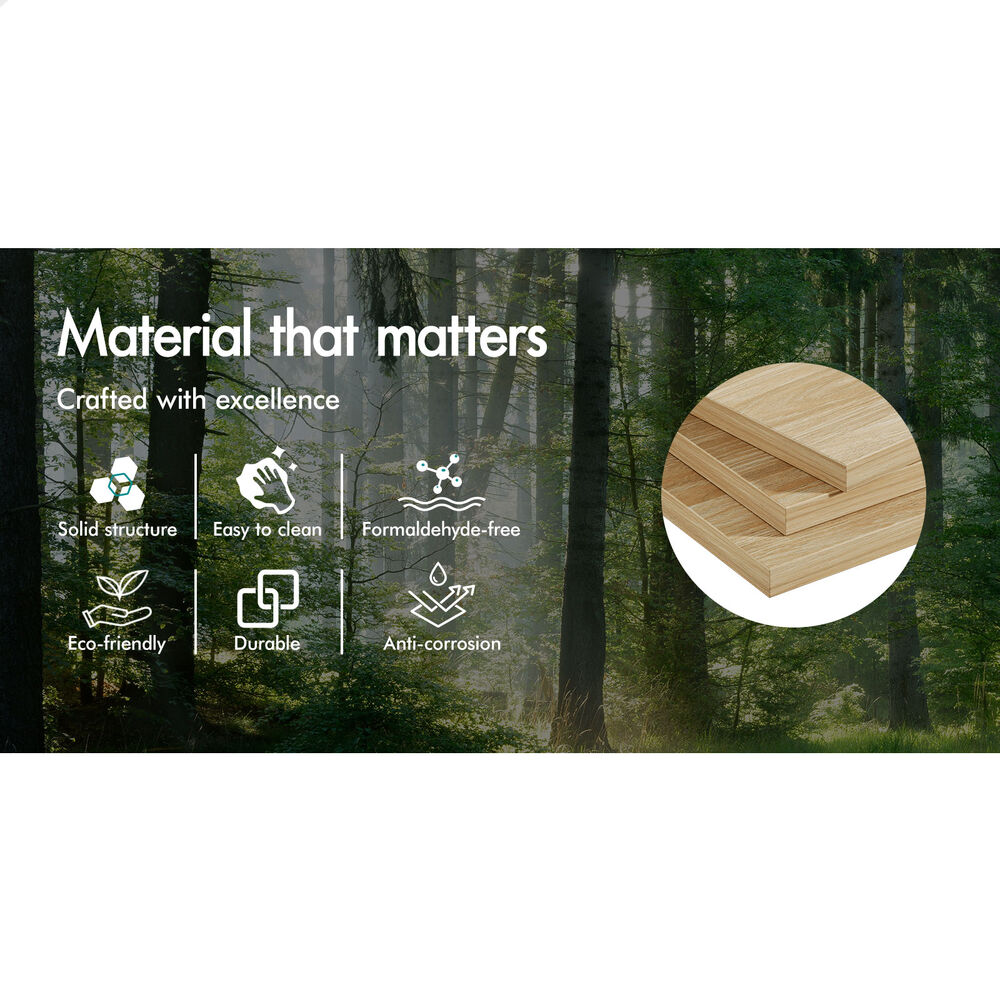 ALFORDSON Wooden Bed Frame King Single with Charging Station & 2 Storage Drawers