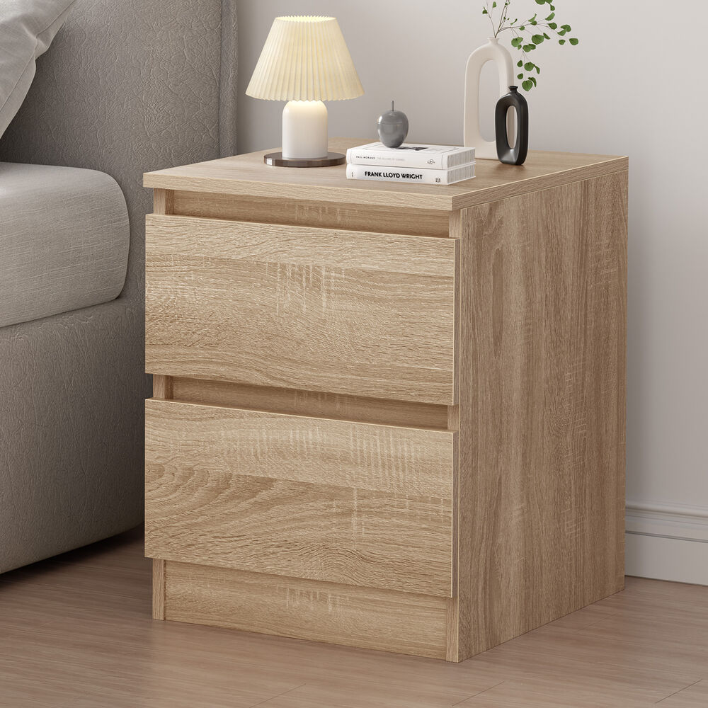 ALFORDSON Bedside Table Nightstand Storage Cabinet Side End Table Wood