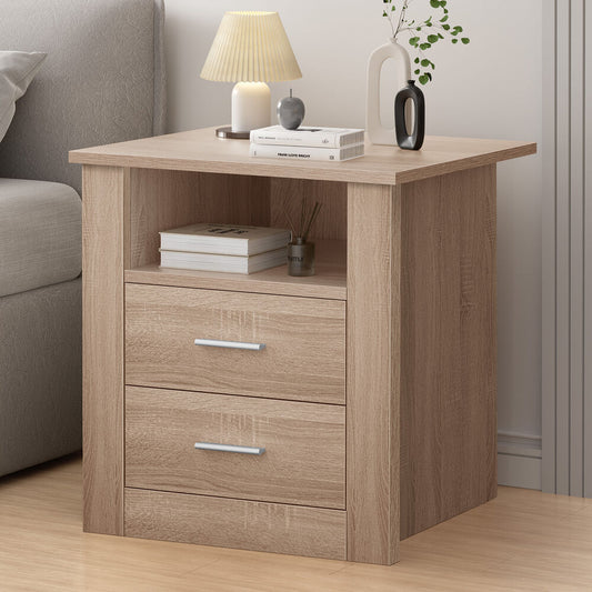 ALFORDSON Bedside Table Nightstand Storage Cabinet Side Table Classic Oak