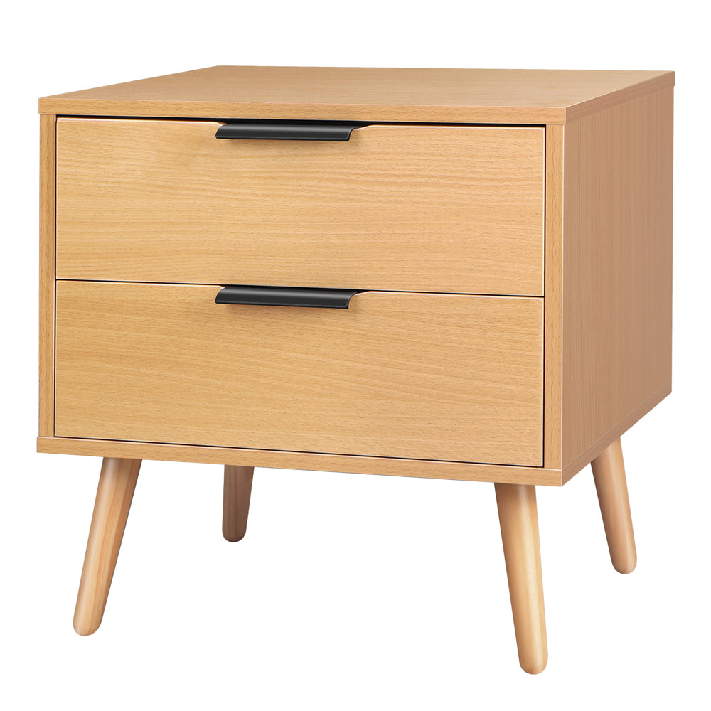 ALFORDSON Bedside Table Nightstand Side Storage Cabinet Wood Scandinavian