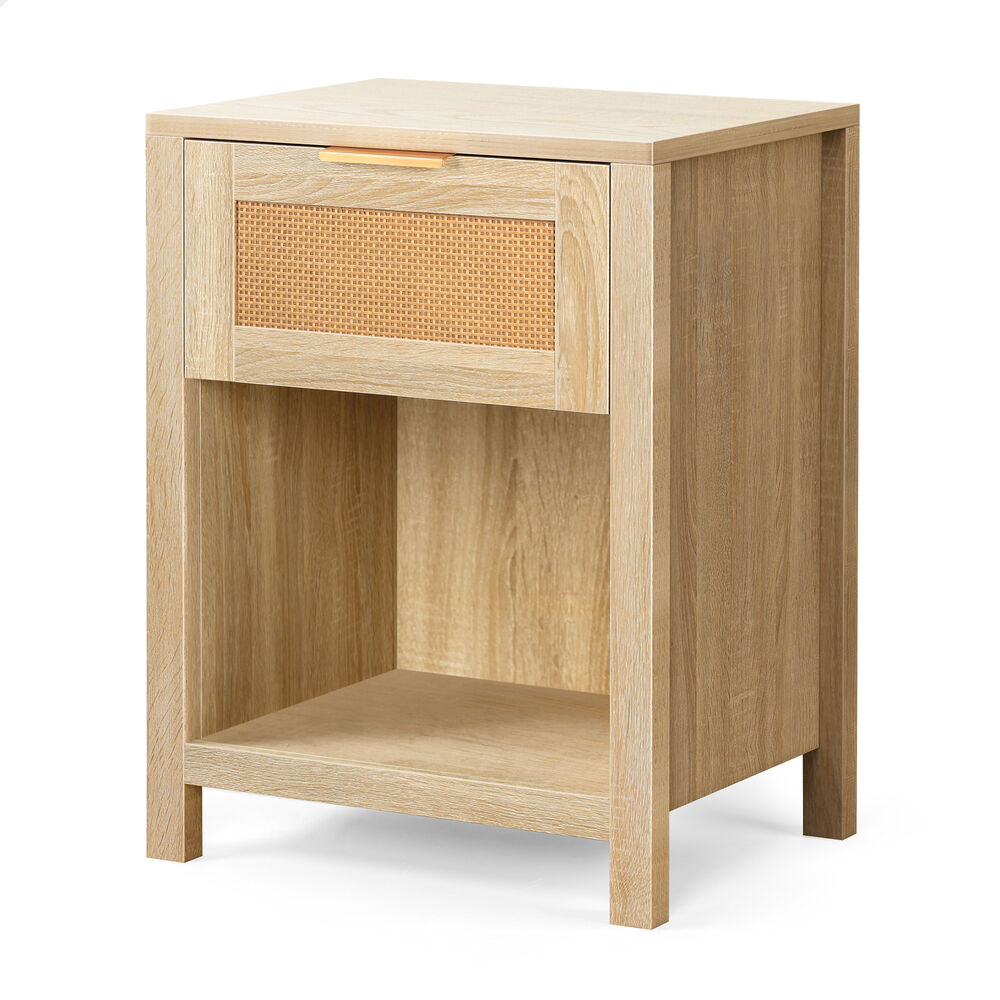ALFORDSON Bedside Table Nightstand Side End 1 Drawer Storage Shelf Wood