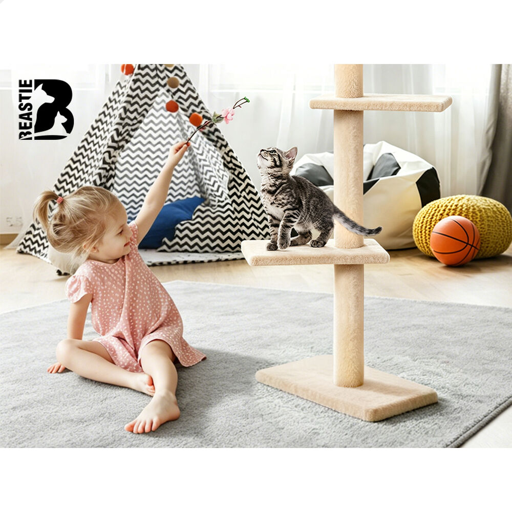 BEASTIE Cat Tree Scratching Post Scratcher Tower Condo House Furniture 230-286cm