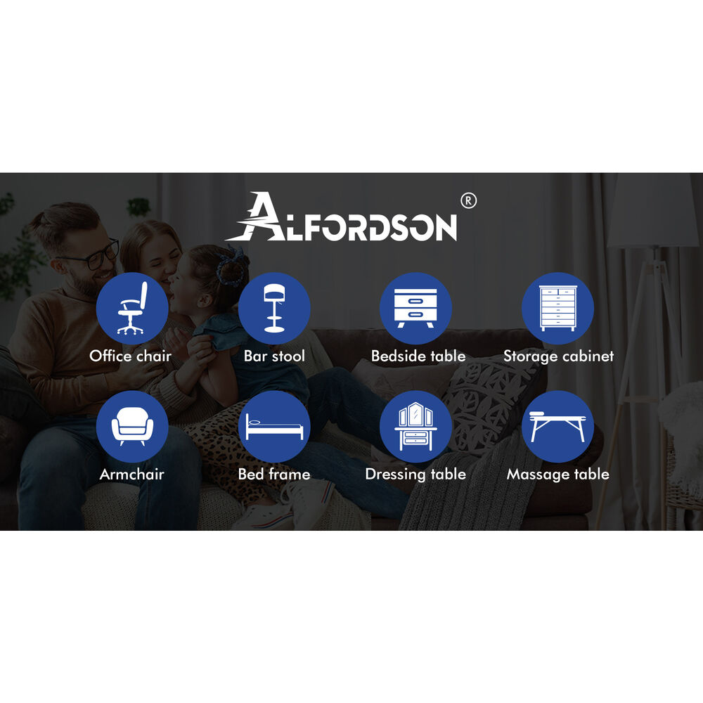 ALFORDSON Tall Cabinet Bathroom Storage Furniture Slim Shelf Cupboard Black