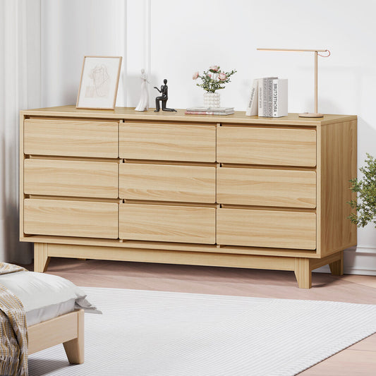 ALFORDSON 9 Chest of Drawers Minimalist Storage Cabinet Dresser Tallboy Wood