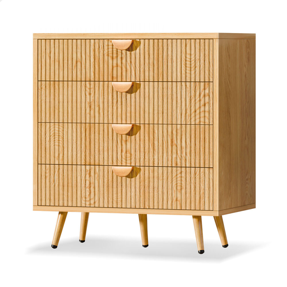 ALFORDSON 4 Chest of Drawers Modern Storage Cabinet Dresser Tallboy Wood