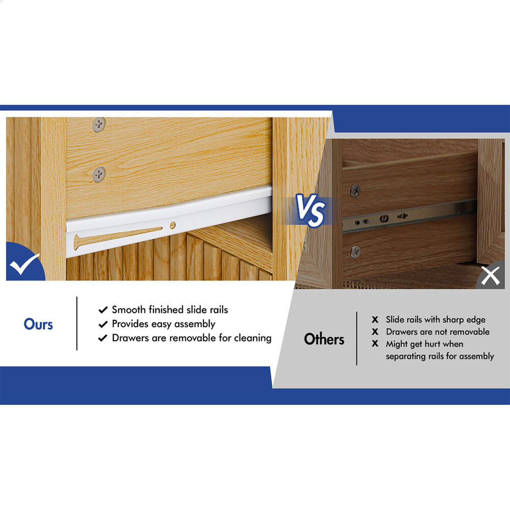 ALFORDSON 4 Chest of Drawers Modern Storage Cabinet Dresser Tallboy Wood