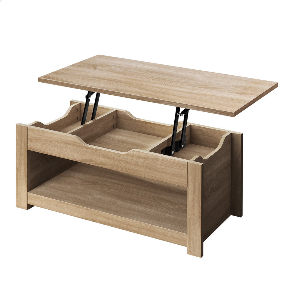 2-in-1 ALFORDSON Coffee Table Lift Up Top Oak