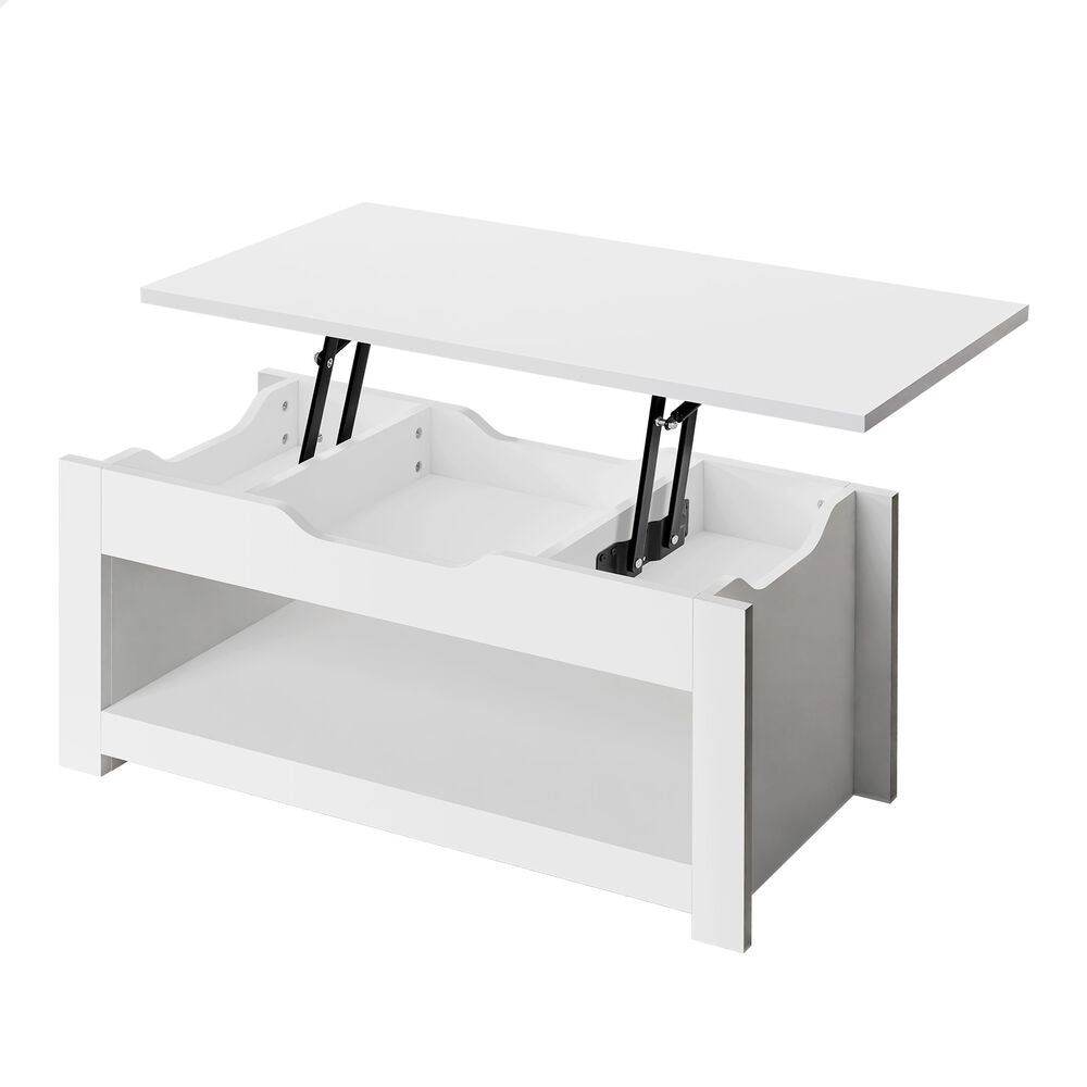 2-in-1 ALFORDSON Coffee Table Lift Up Top White