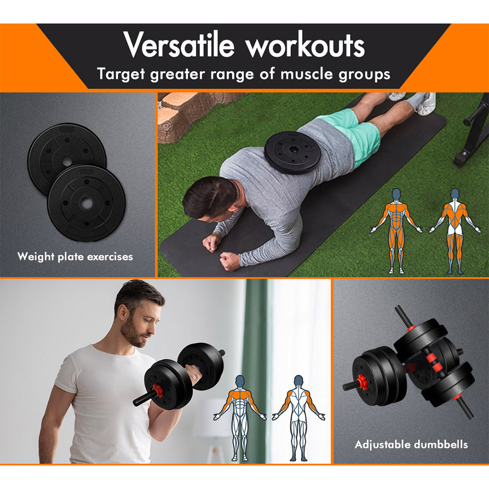 BLACK LORD 40kg Dumbbell Set 4in1 Adjustable