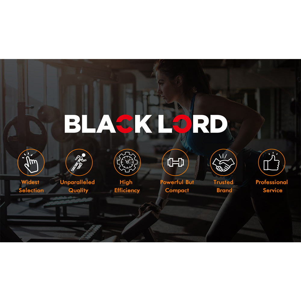 BLACK LORD 10kg Weight Plate Set Barbell Dumbbell Weight Lift Bench Squat Rack