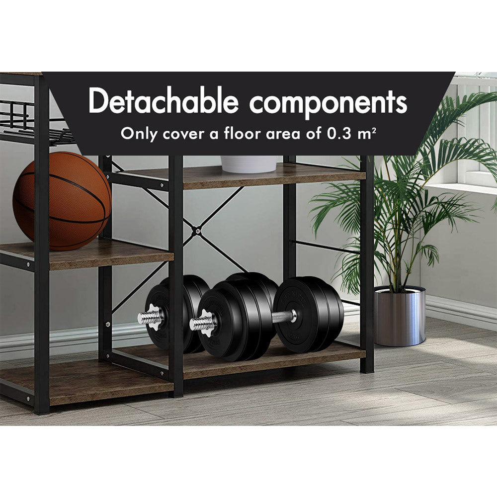 BLACK LORD 30KG Adjustable Dumbbell Set Rubber Weight Plates Lifting Bench