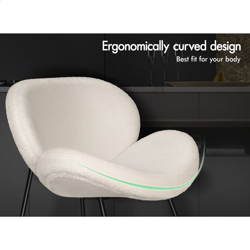 1x ALFORDSON Dining Chair White