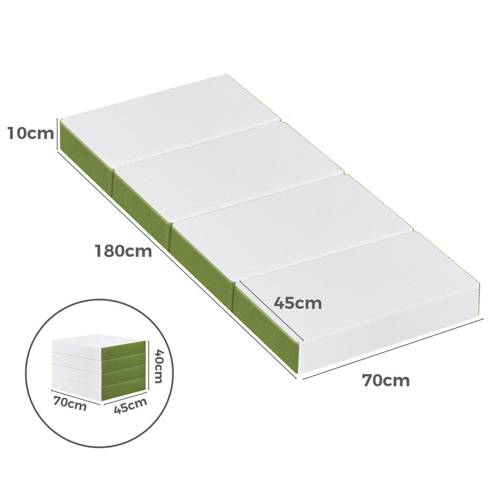STARRY EUCALYPT Folding Foam Mattress Foldable Sofa Bed Portable Camping Mat Cushion