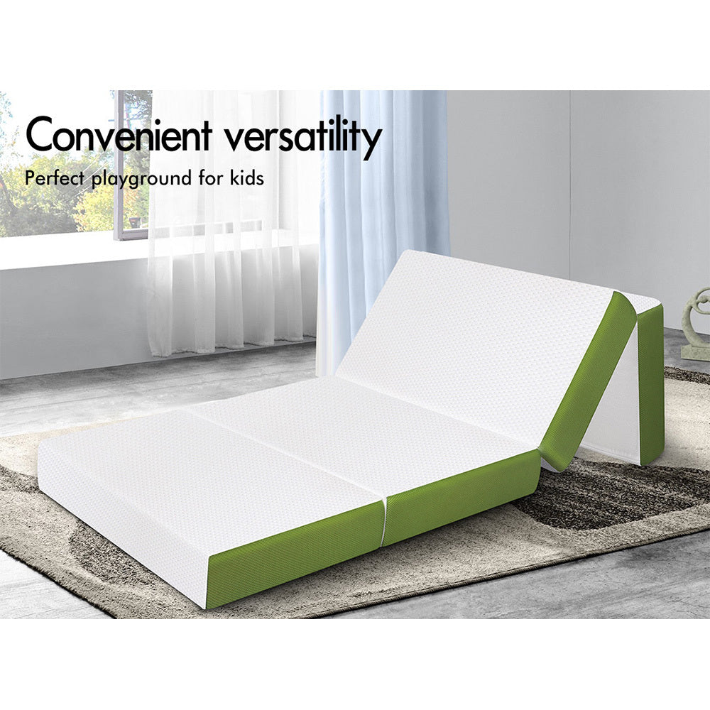 STARRY EUCALYPT Folding Foam Mattress Foldable Sofa Bed Portable Camping Mat Cushion
