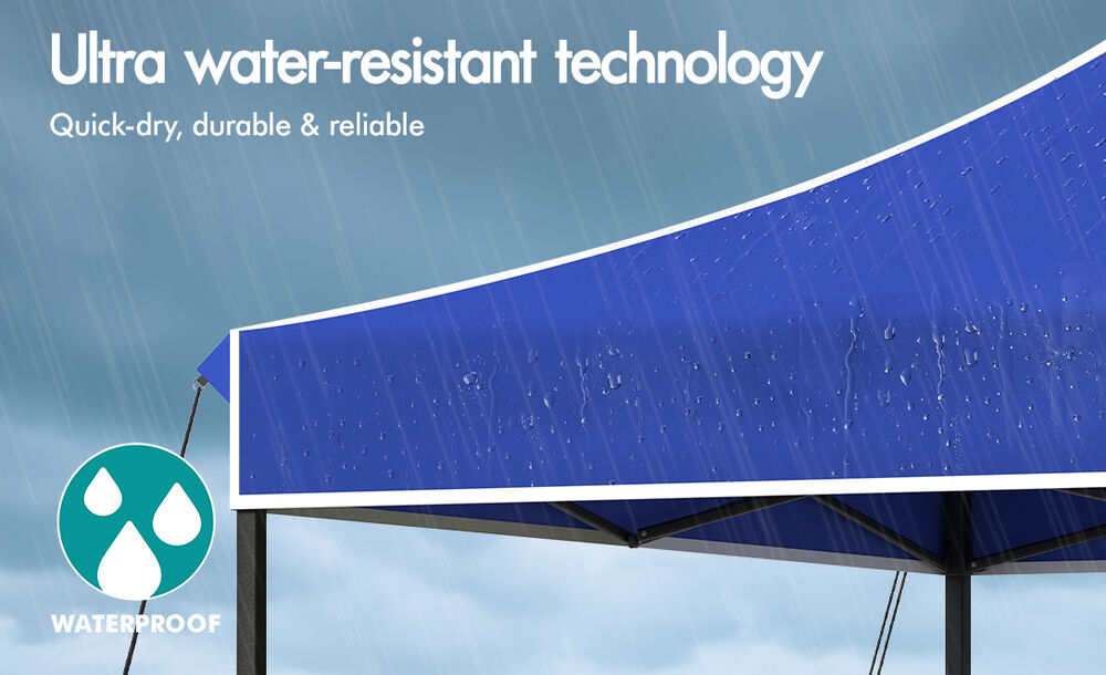 ALFORDSON Gazebo 3x3m Pop Up Marquee 600D Oxford Folding Outdoor Tent Blue