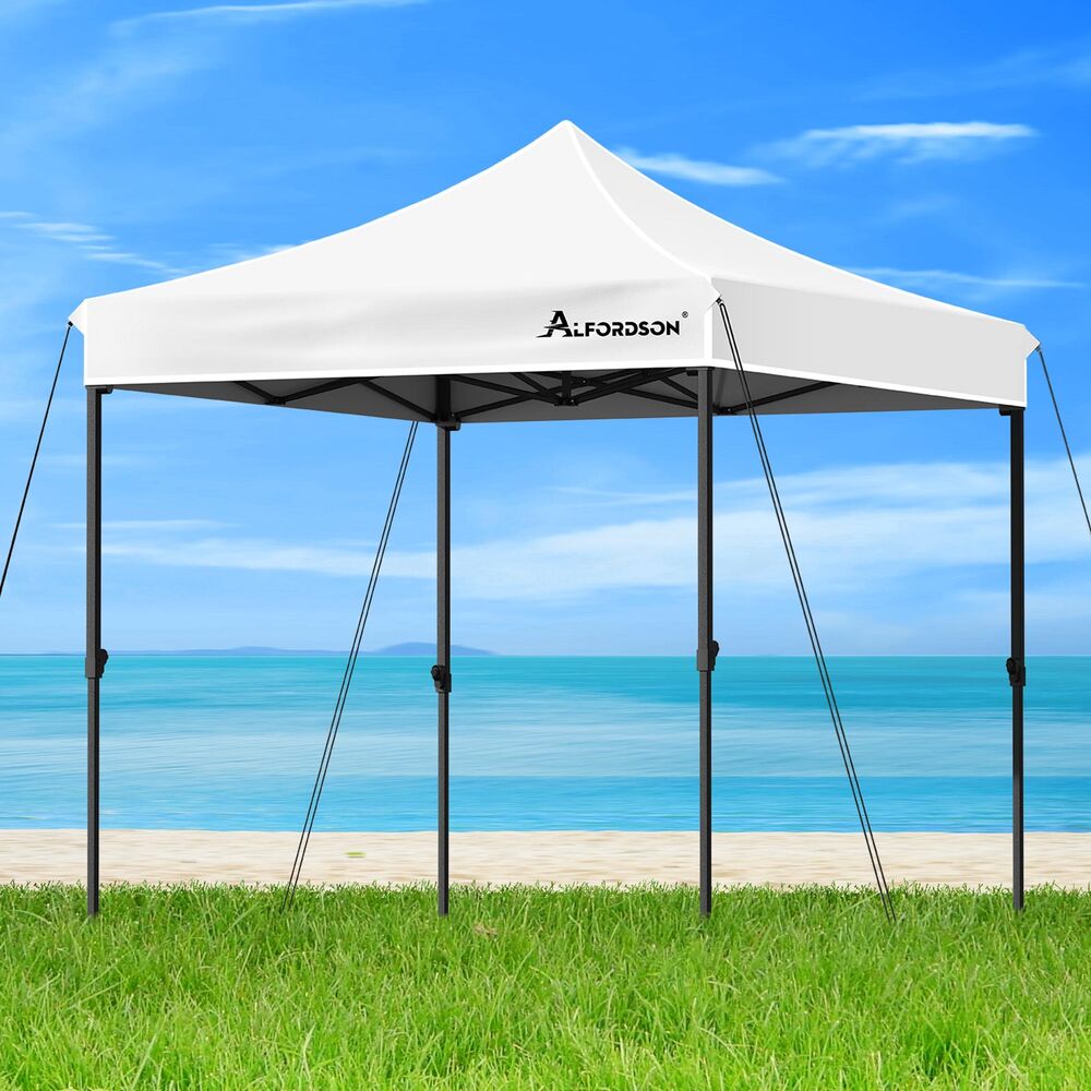 ALFORDSON Gazebo 3x3 Pop Up Tent Wedding Canopy White