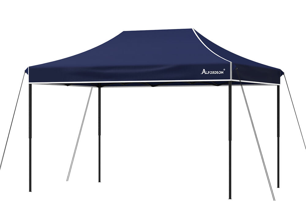 ALFORDSON Gazebo 4.5x3m Pop Up Marquee 600D Oxford Folding Outdoor Tent Navy