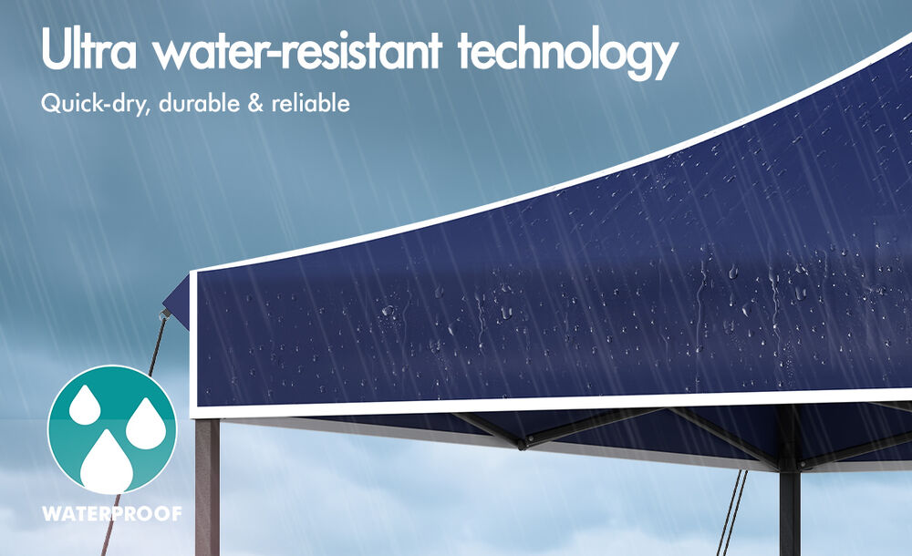 ALFORDSON Gazebo 4.5x3m Pop Up Marquee 600D Oxford Folding Outdoor Tent Navy