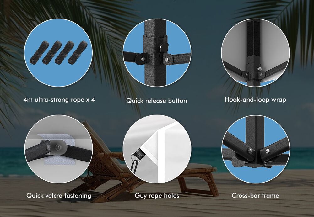 ALFORDSON Gazebo 4.5x3m Pop Up Marquee 600D Oxford Folding Outdoor Tent White