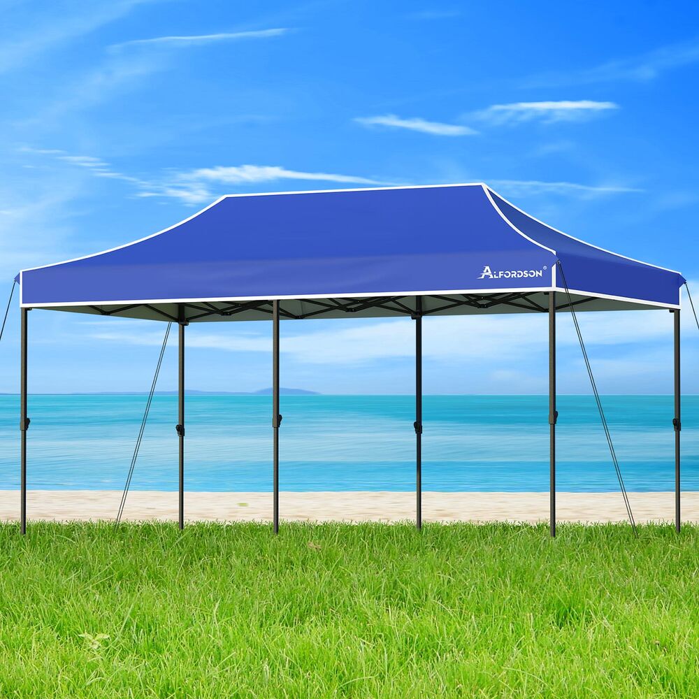 ALFORDSON Gazebo 3x6 Pop Up Marquee Outdoor Folding Tent Wedding Canopy Blue