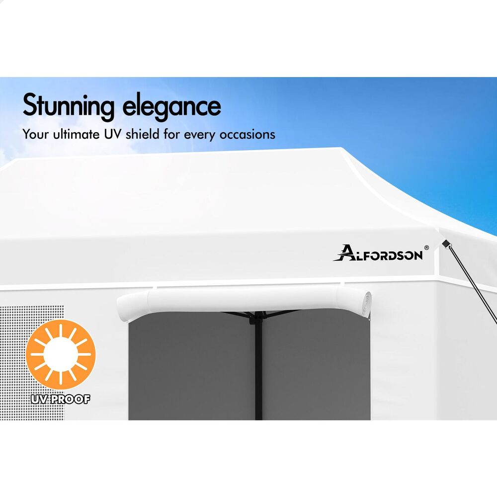 ALFORDSON Gazebo 3x6 Pop Up Marquee White