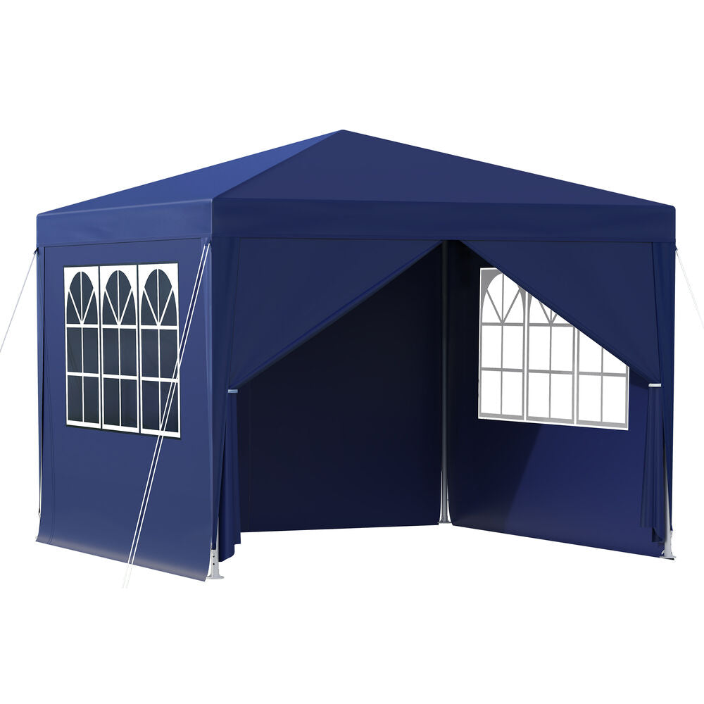 ALFORDSON Gazebo 3x3m Outdoor Wedding Marquee Camping Canopy Portable Blue