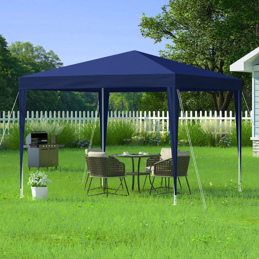 ALFORDSON Gazebo 3x3m Outdoor Wedding Camping Marquee Canopy Portable Blue