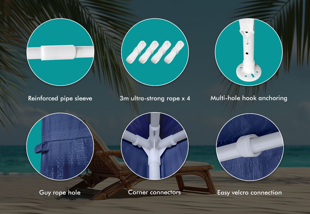 ALFORDSON Gazebo 3x3m Outdoor Wedding Camping Marquee Canopy Portable Blue