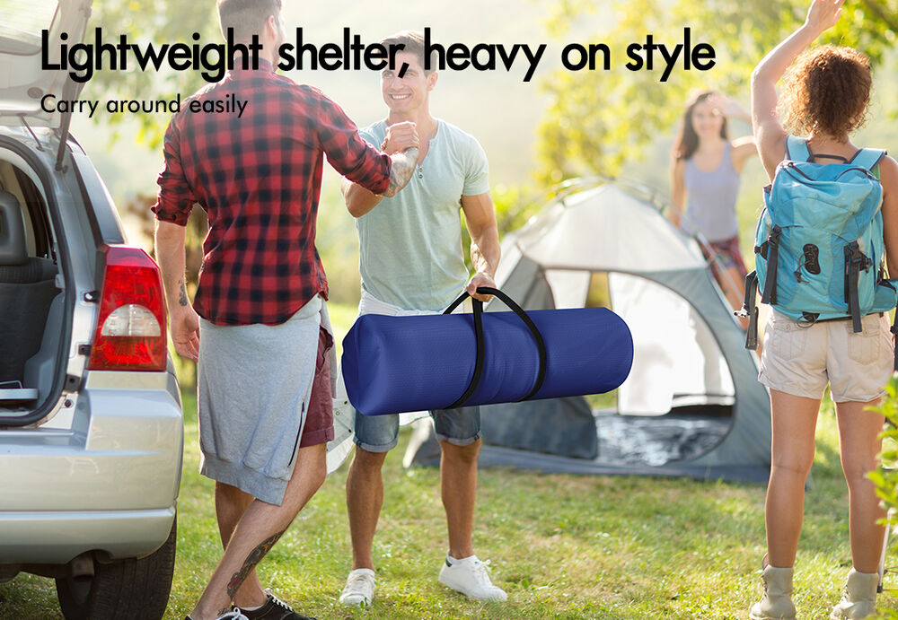 ALFORDSON Gazebo 3x3m Outdoor Wedding Camping Marquee Canopy Portable Blue