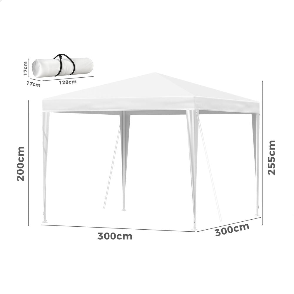 ALFORDSON Gazebo Outdoor Wedding Party Tent Portable White 3x3m