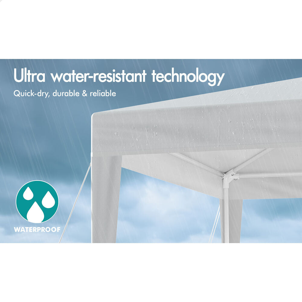 ALFORDSON Gazebo Outdoor Wedding Party Tent Portable White 3x3m