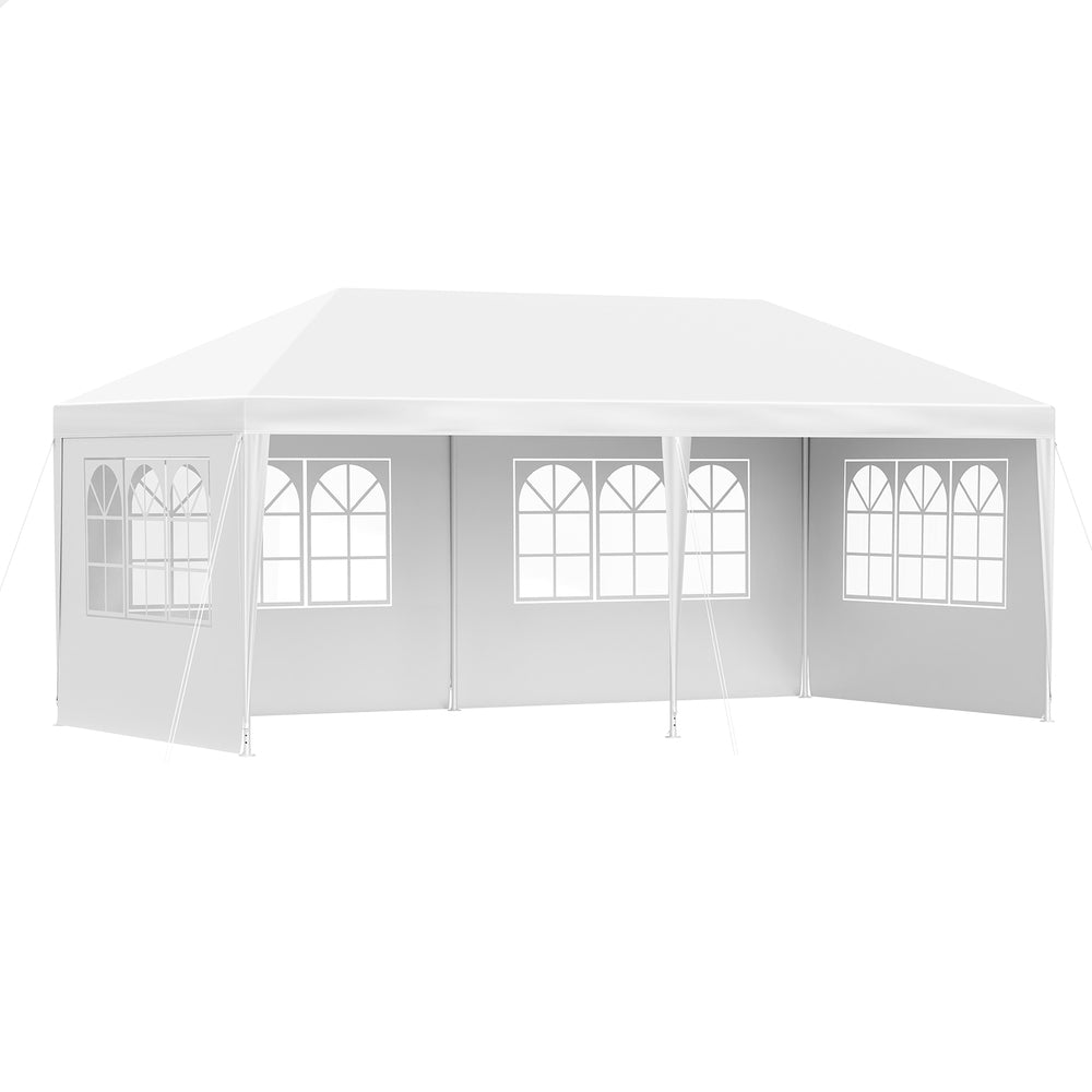3x6m Gazebo ALFORDSON Outdoor Marquee Party Tent Camping Portable Side Wall White