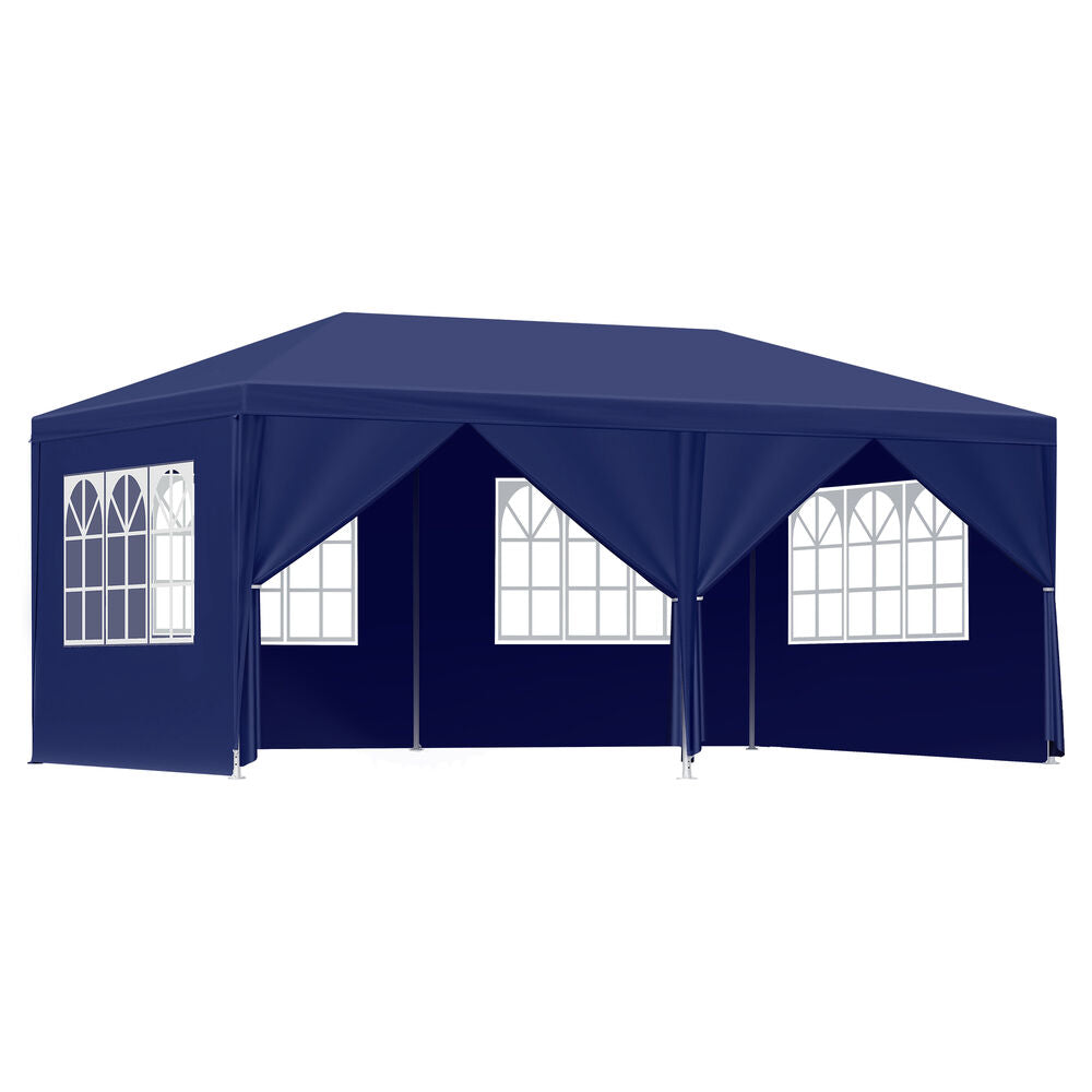 ALFORDSON Gazebo 3x6m Outdoor Wedding Marquee Camping Canopy Portable Blue